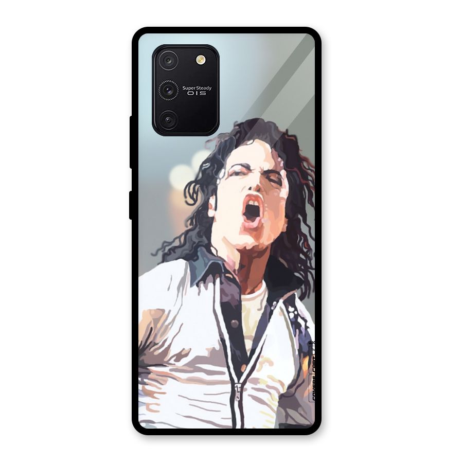 The Legend Michael Jackson Glass Back Case for Galaxy S10 Lite