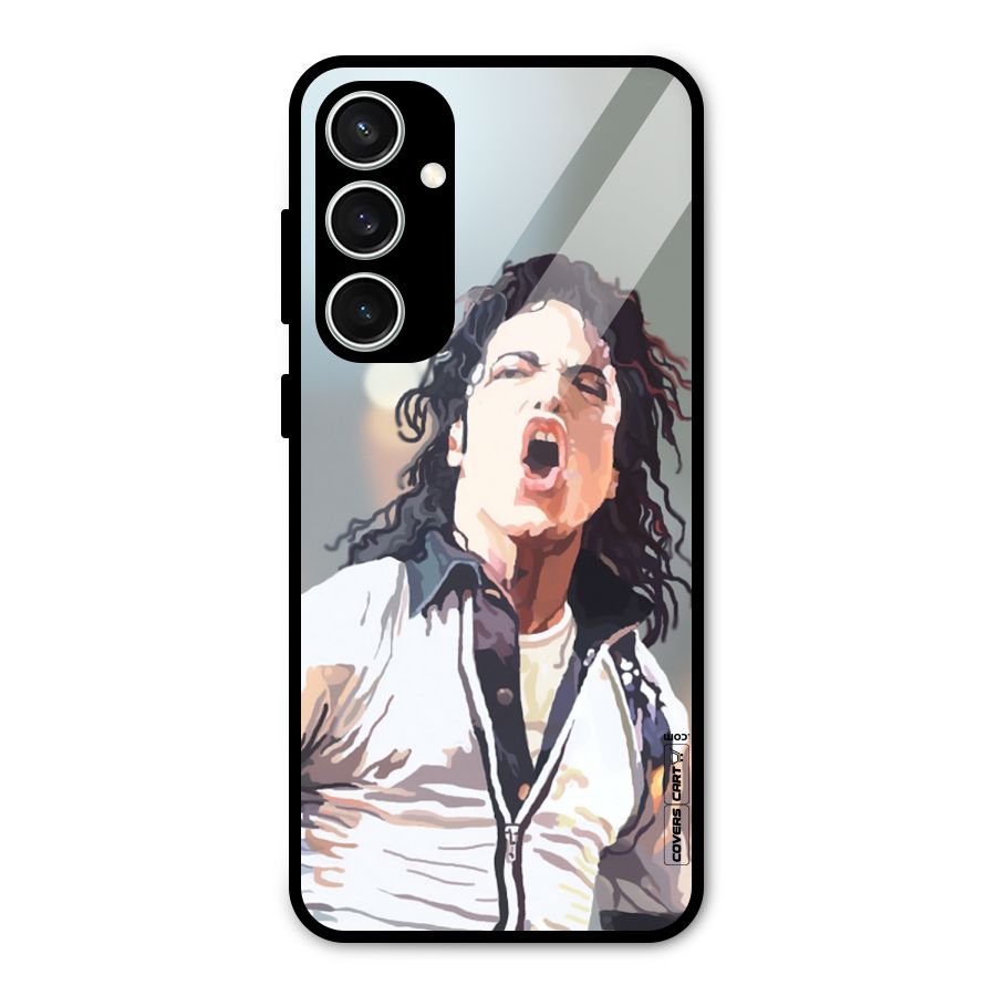 The Legend Michael Jackson Glass Back Case for Galaxy S23 FE