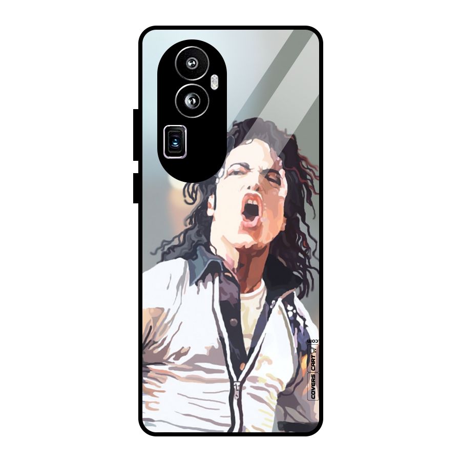 The Legend Michael Jackson Glass Back Case for Oppo Reno10 Pro Plus