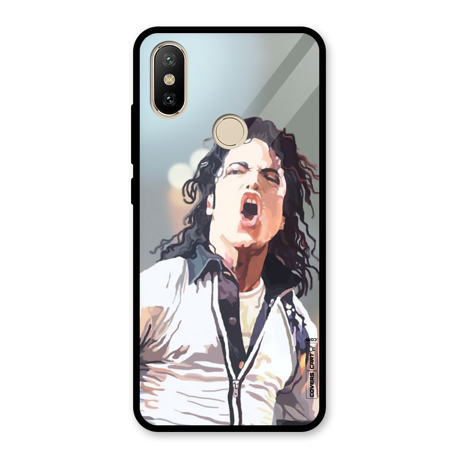 The Legend Michael Jackson Glass Back Case for Redmi A2