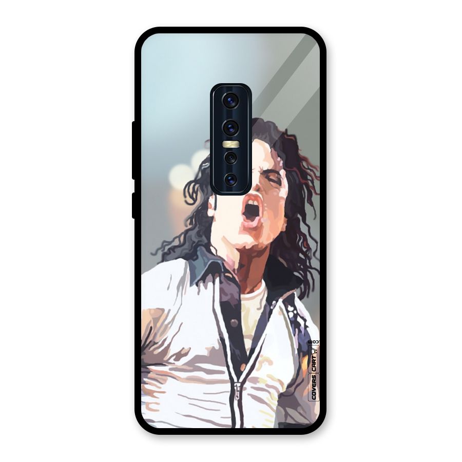 The Legend Michael Jackson Glass Back Case for Vivo V17 Pro