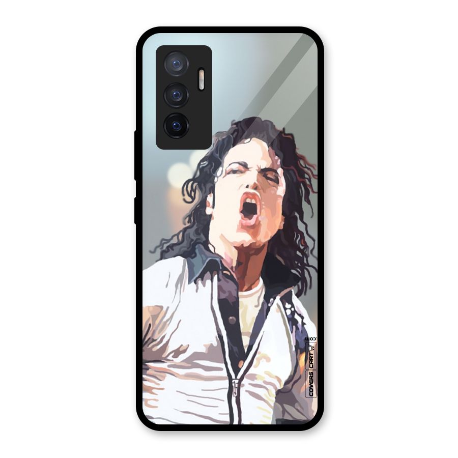 The Legend Michael Jackson Glass Back Case for Vivo V23e