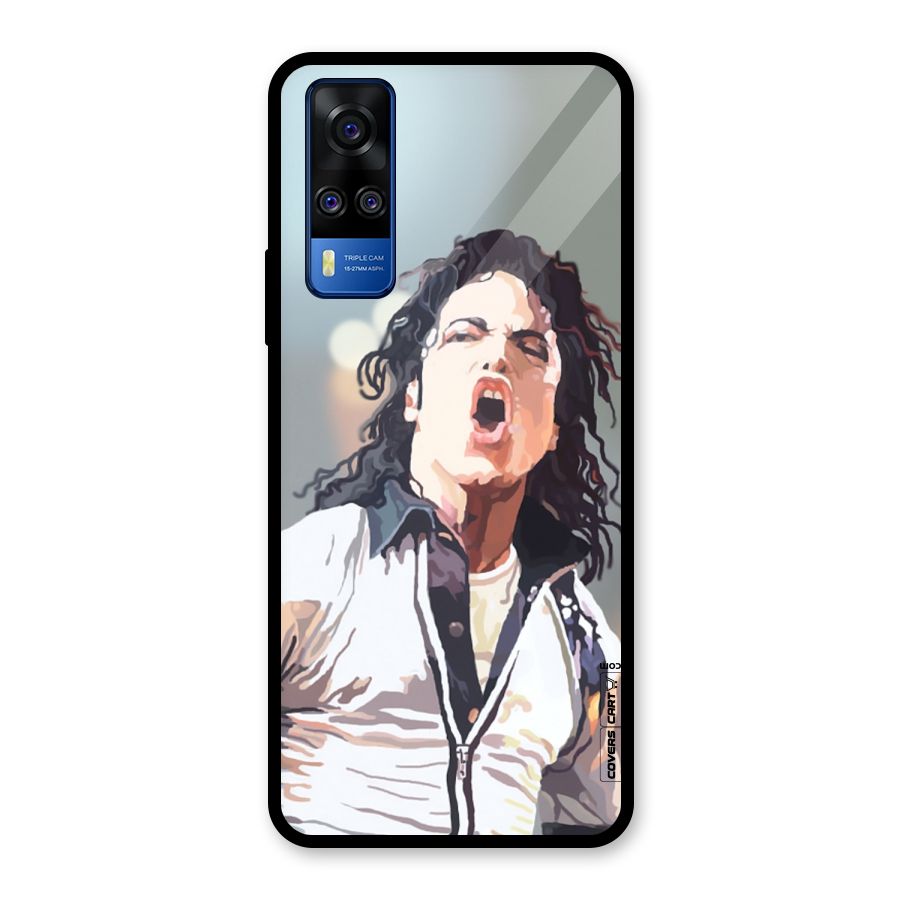 The Legend Michael Jackson Glass Back Case for Vivo Y31