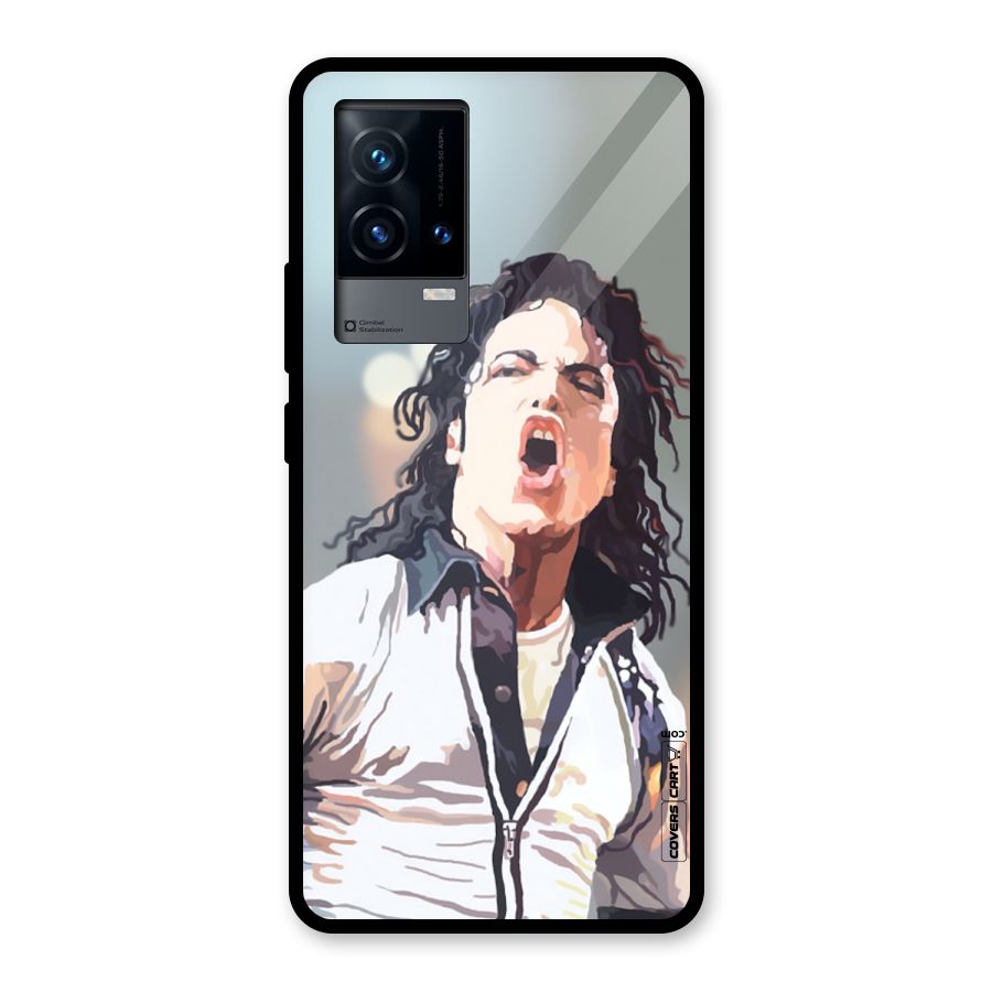 The Legend Michael Jackson Glass Back Case for iQOO 9 5G