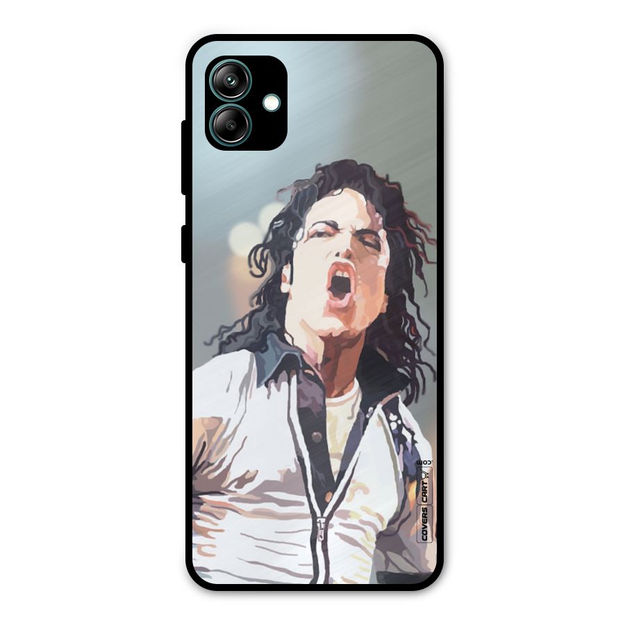 The Legend Michael Jackson Metal Back Case for Galaxy A04