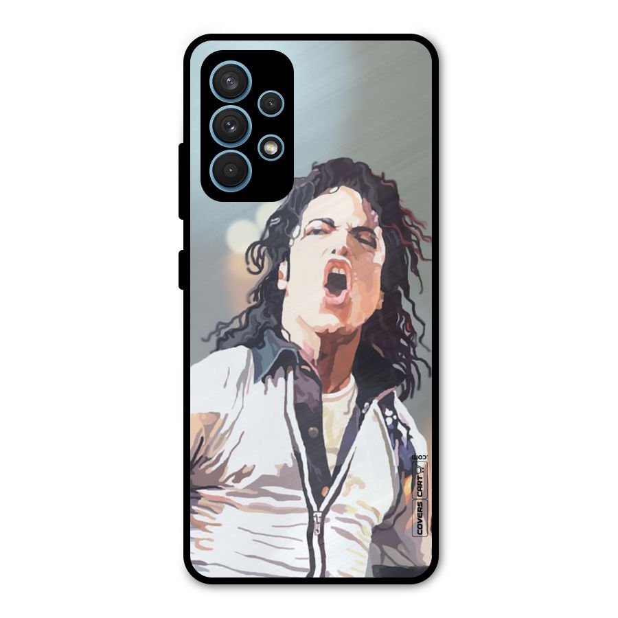The Legend Michael Jackson Metal Back Case for Galaxy A32
