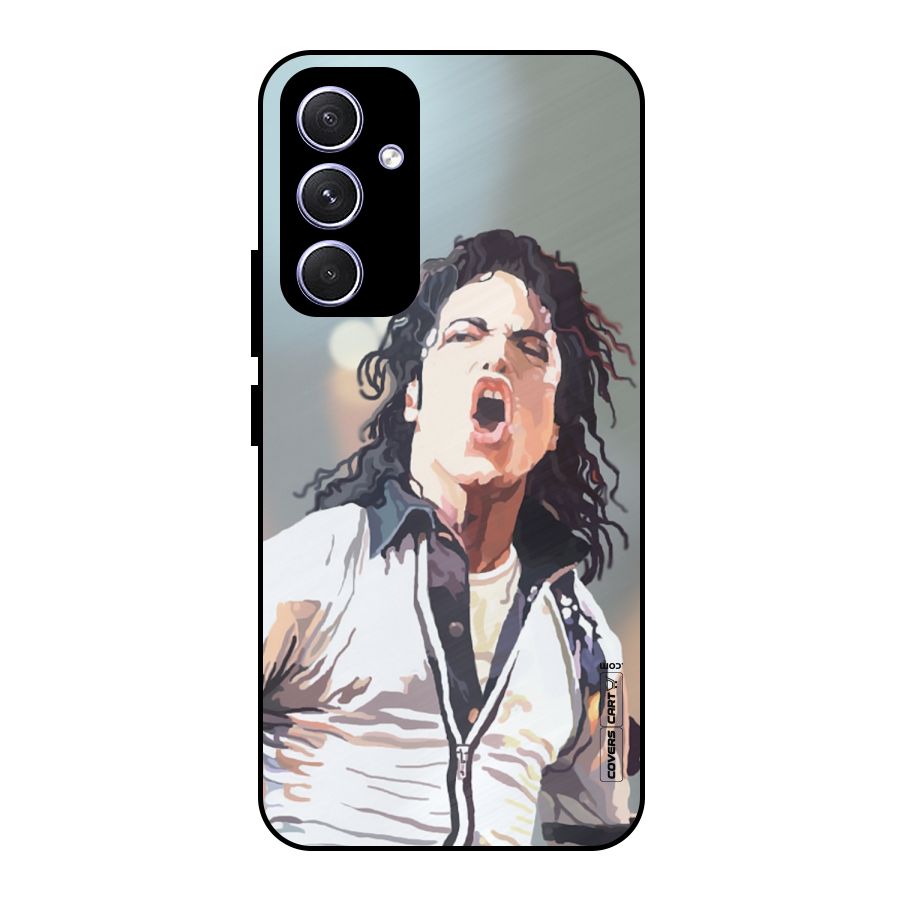 The Legend Michael Jackson Metal Back Case for Galaxy A54