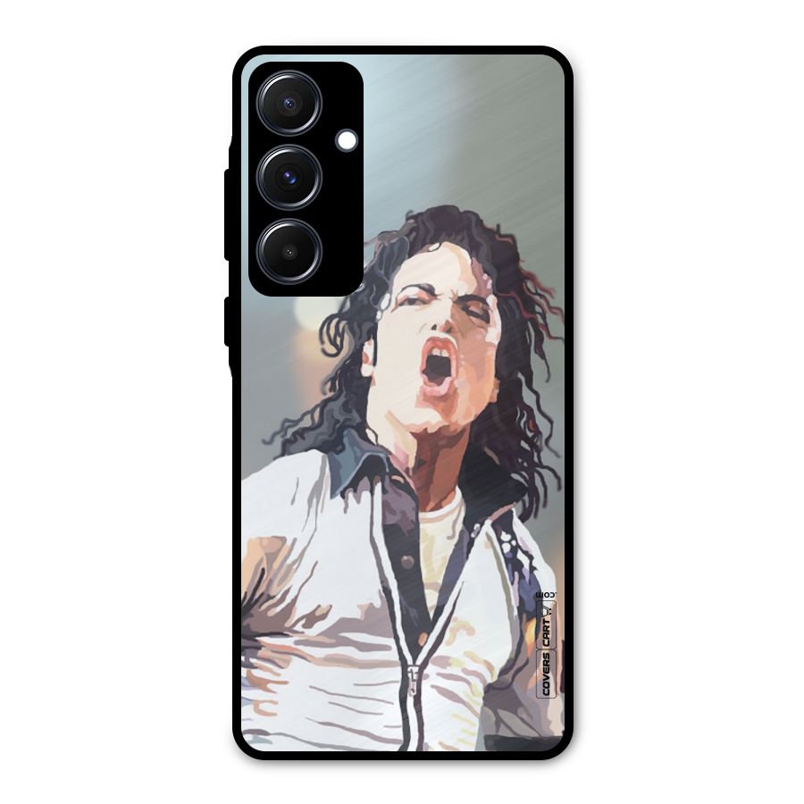 The Legend Michael Jackson Metal Back Case for Galaxy A55
