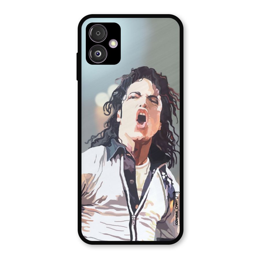 The Legend Michael Jackson Metal Back Case for Galaxy F14