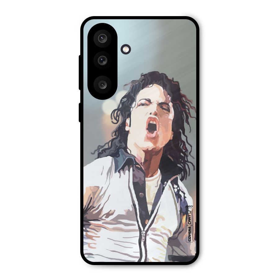 The Legend Michael Jackson Metal Back Case for Galaxy F56