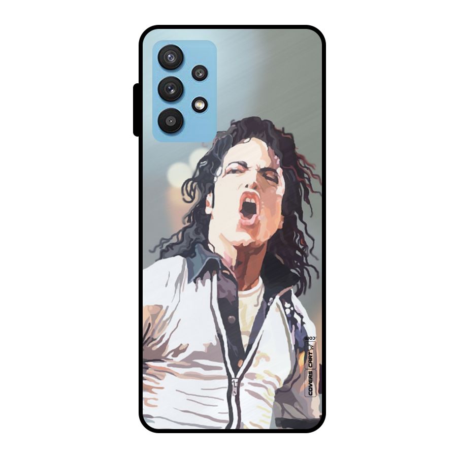 The Legend Michael Jackson Metal Back Case for Galaxy M32 5G