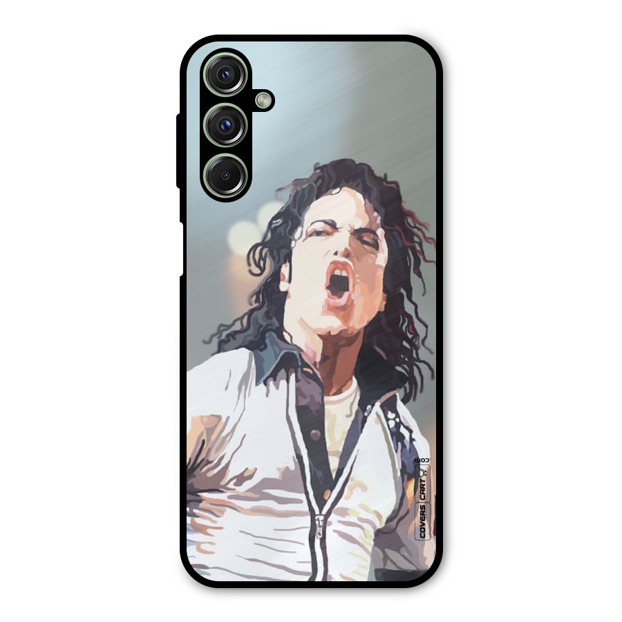 The Legend Michael Jackson Metal Back Case for Galaxy M34
