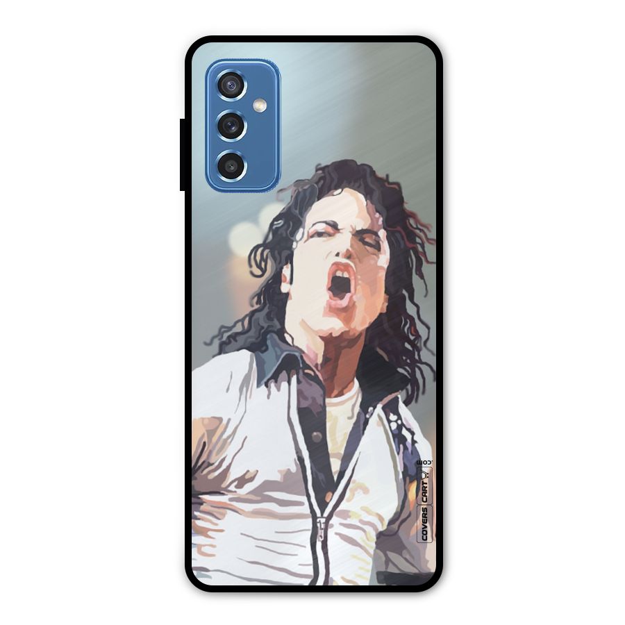 The Legend Michael Jackson Metal Back Case for Galaxy M52 5G