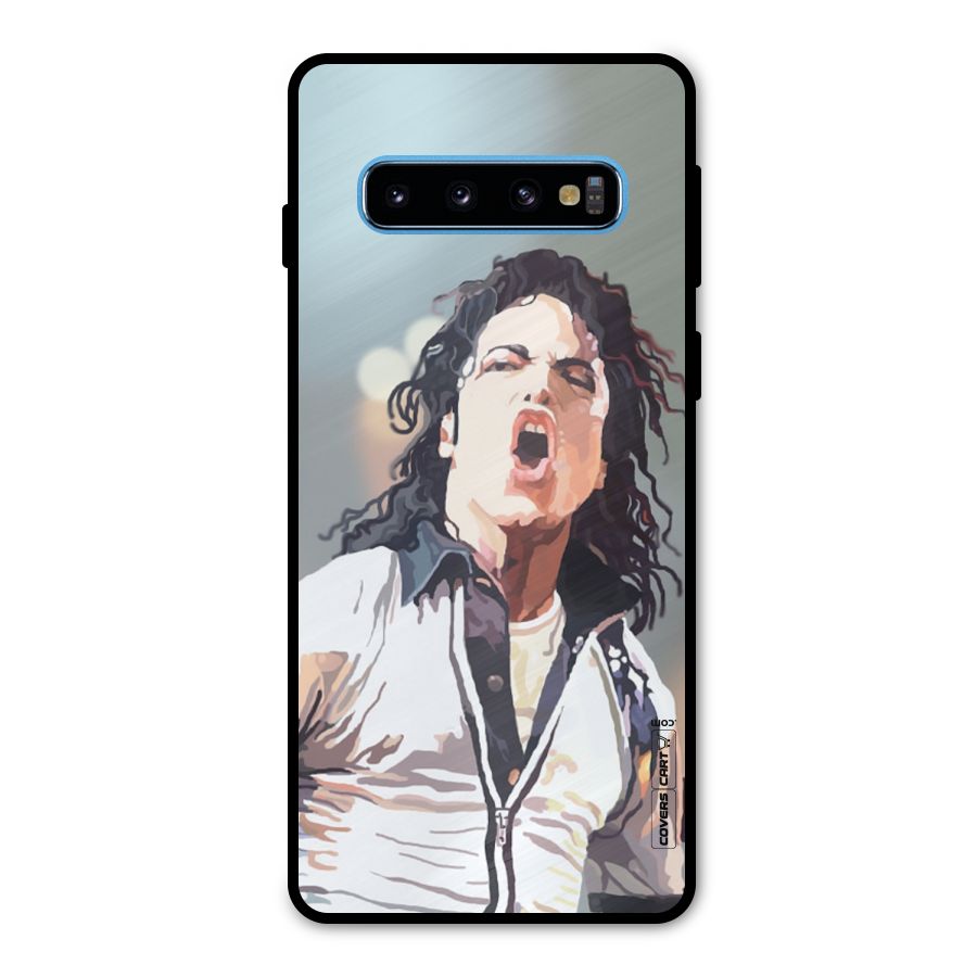 The Legend Michael Jackson Metal Back Case for Galaxy S10