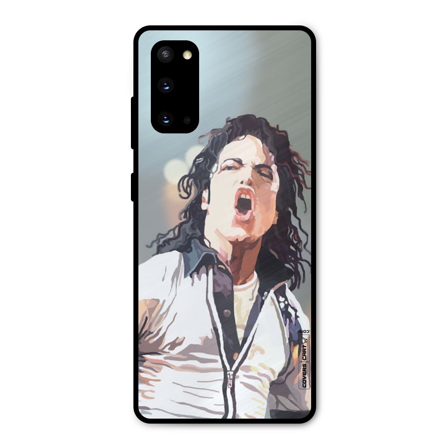 The Legend Michael Jackson Metal Back Case for Galaxy S20