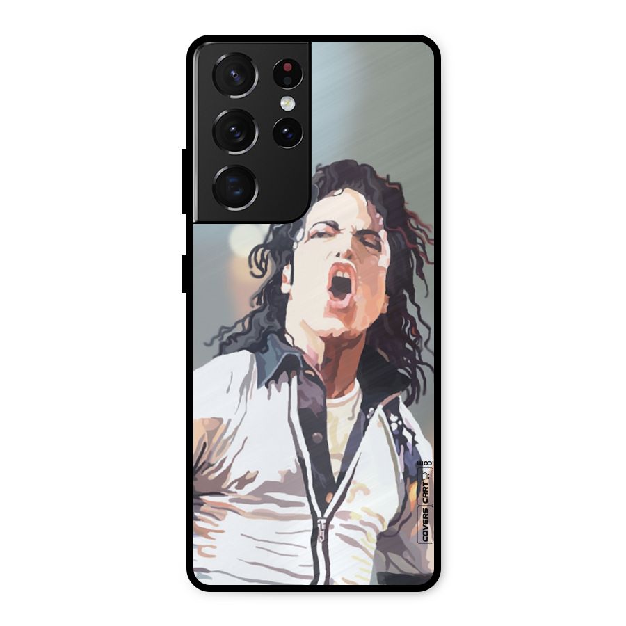 The Legend Michael Jackson Metal Back Case for Galaxy S21 Ultra 5G