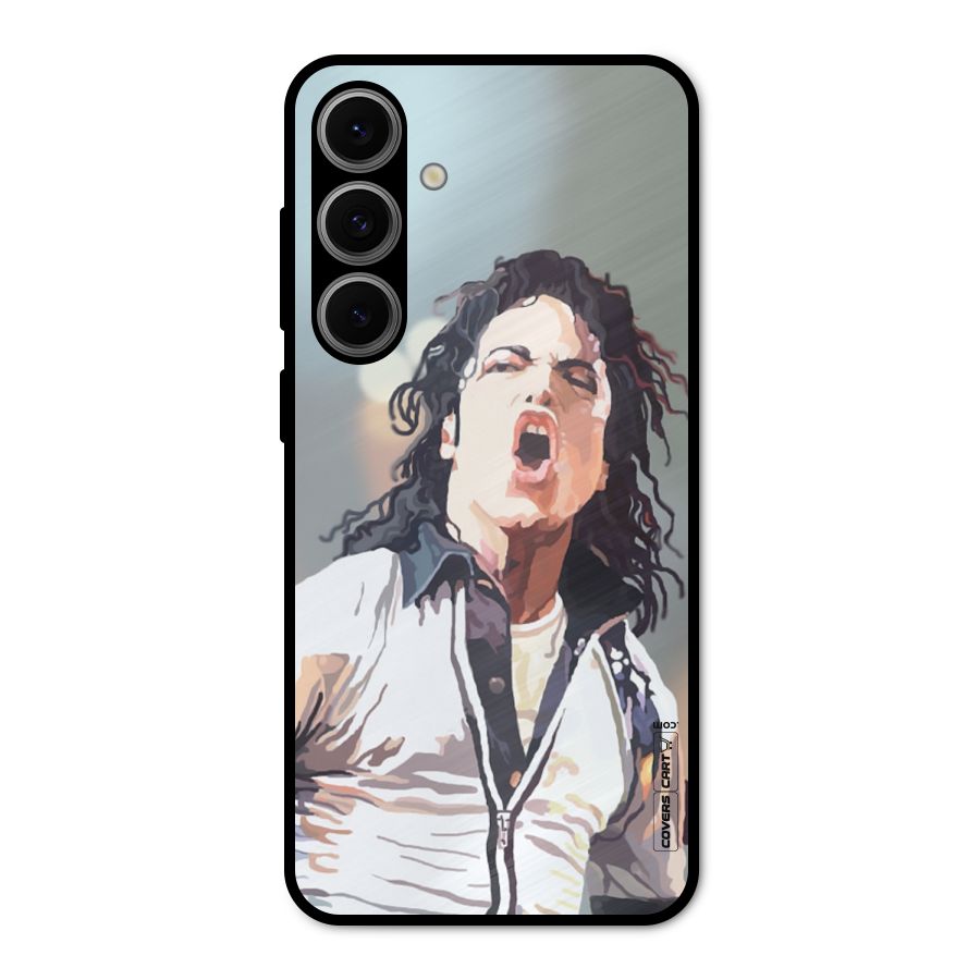 The Legend Michael Jackson Metal Back Case for Galaxy S24 FE