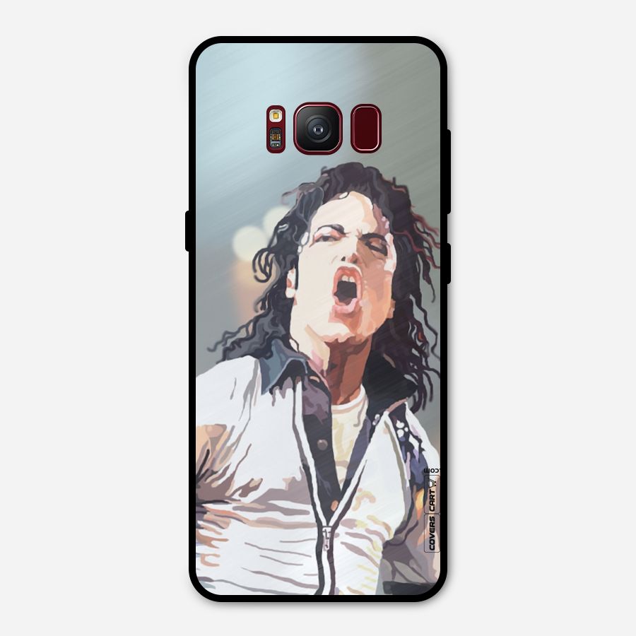The Legend Michael Jackson Metal Back Case for Galaxy S8