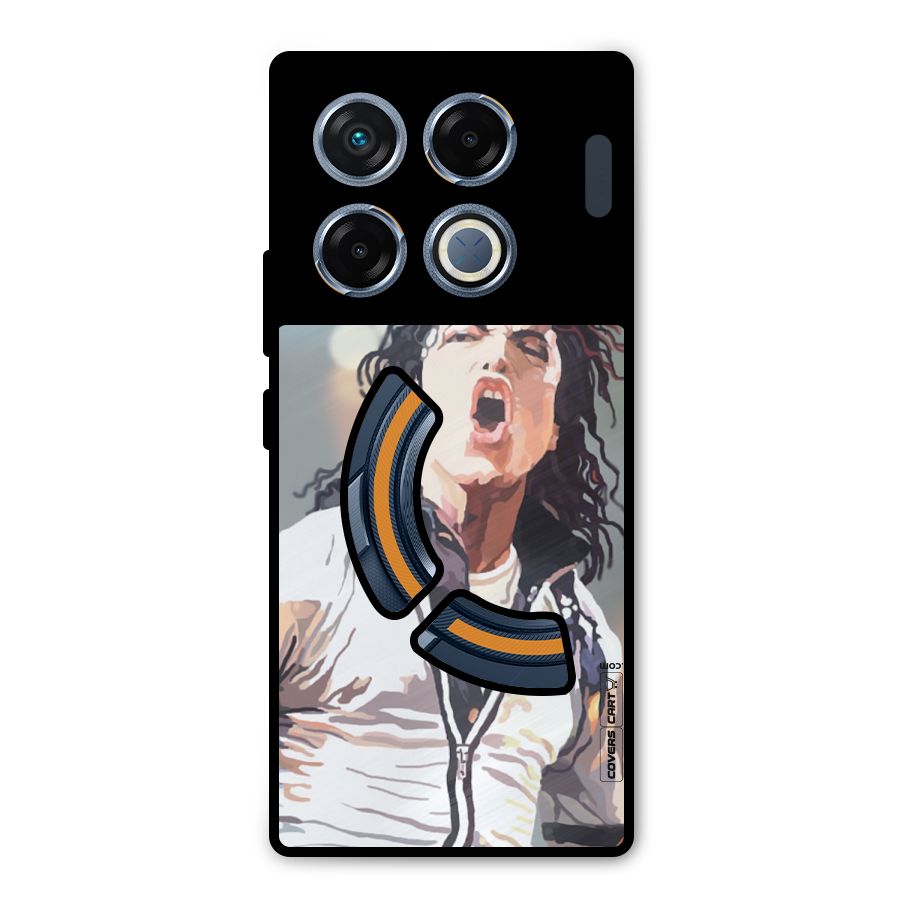The Legend Michael Jackson Metal Back Case for Infinix GT 20 Pro