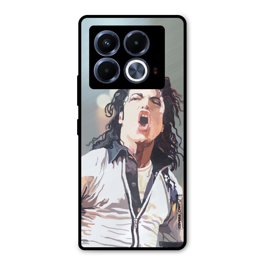 The Legend Michael Jackson Metal Back Case for Infinix Note 40 5G