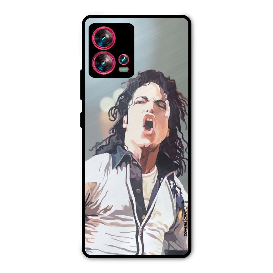 The Legend Michael Jackson Metal Back Case for Motorola Edge 30 Fusion