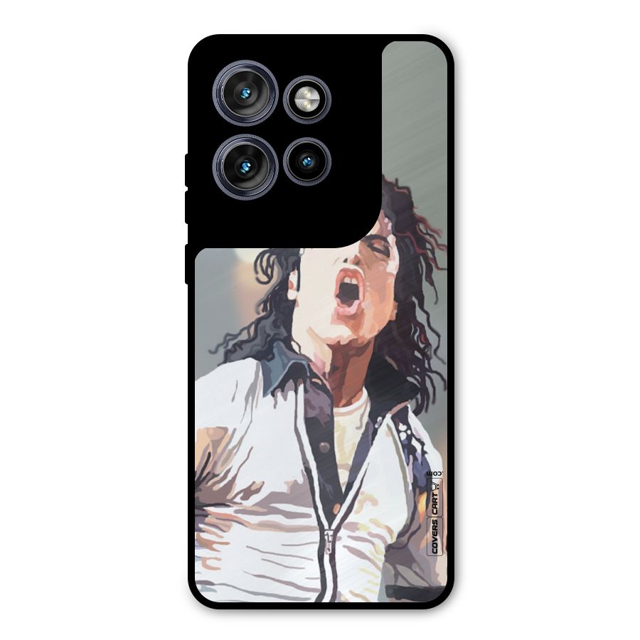 The Legend Michael Jackson Metal Back Case for Motorola Edge 50 Neo