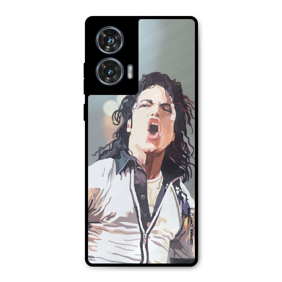 The Legend Michael Jackson Metal Back Case for Motorola G96