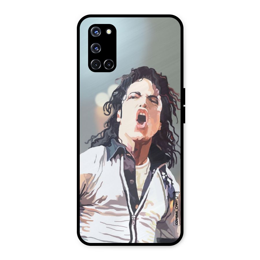 The Legend Michael Jackson Metal Back Case for Oppo A52