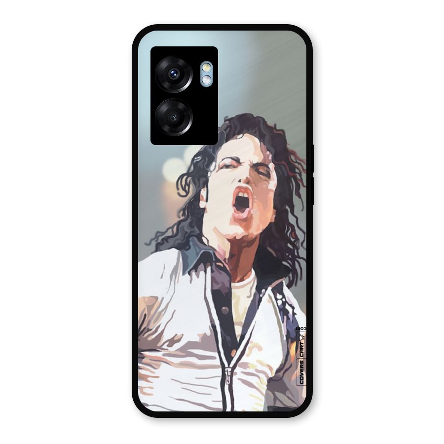 The Legend Michael Jackson Metal Back Case for Oppo K10 (5G)