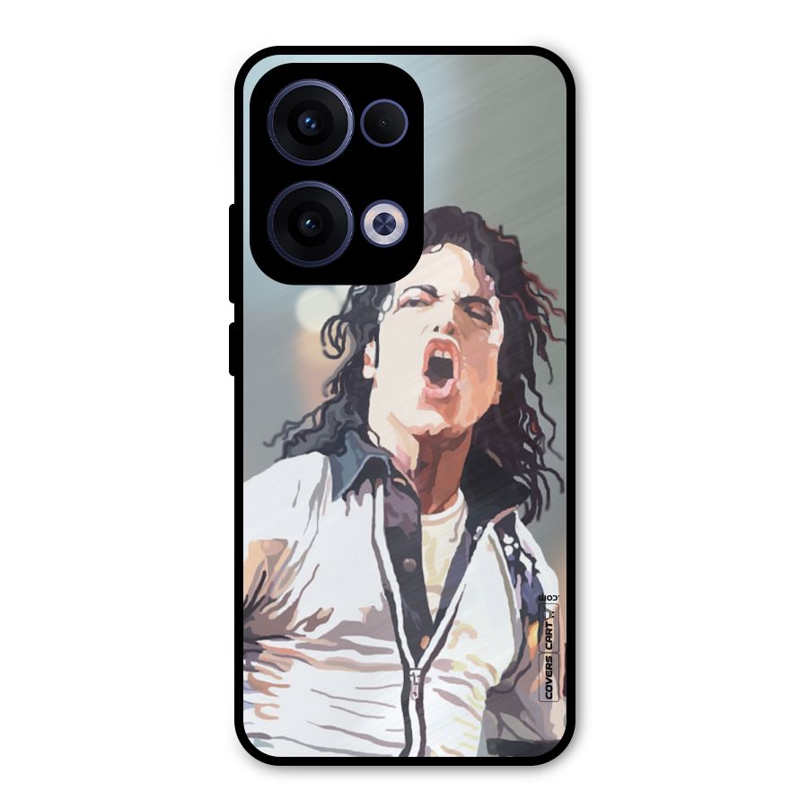 The Legend Michael Jackson Metal Back Case for Oppo Reno13