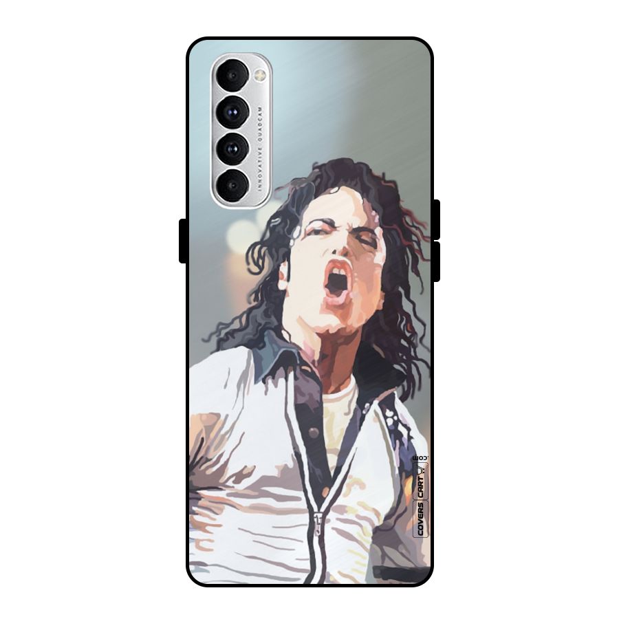 The Legend Michael Jackson Metal Back Case for Oppo Reno4 Pro