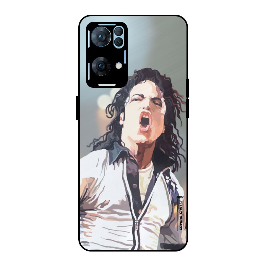 The Legend Michael Jackson Metal Back Case for Oppo Reno7 Pro 5G