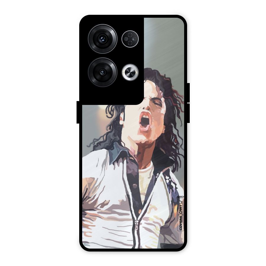 The Legend Michael Jackson Metal Back Case for Oppo Reno8 Pro 5G