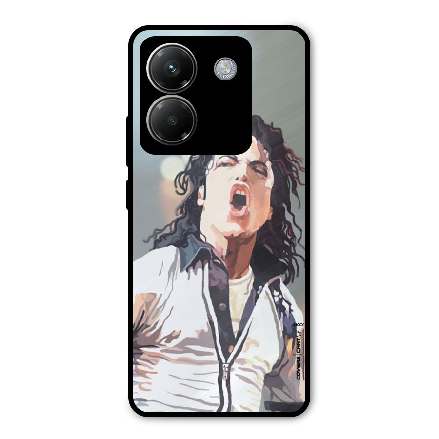 The Legend Michael Jackson Metal Back Case for Poco M7 Pro 5G
