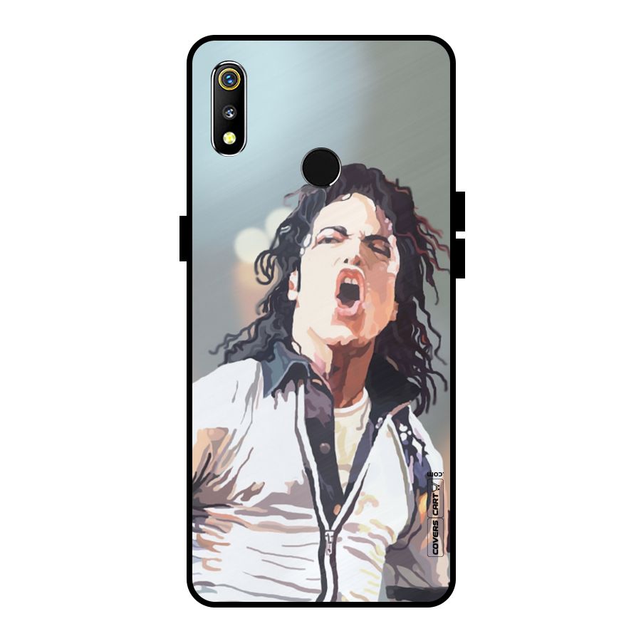 The Legend Michael Jackson Metal Back Case for Realme 3i