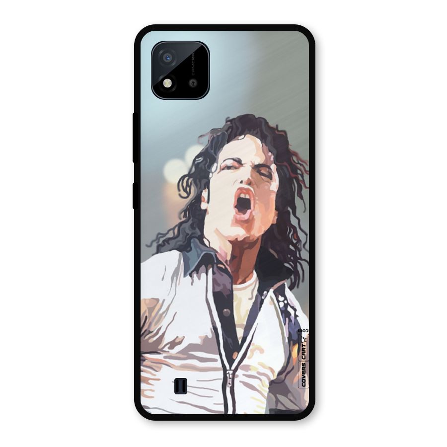 The Legend Michael Jackson Metal Back Case for Realme C11 2021