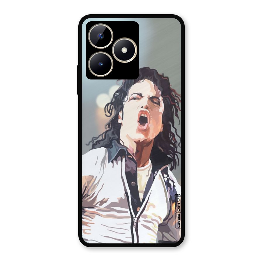 The Legend Michael Jackson Metal Back Case for Realme C53