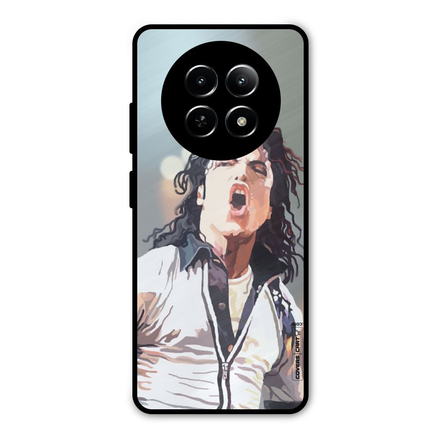The Legend Michael Jackson Metal Back Case for Realme Narzo 70x 5G