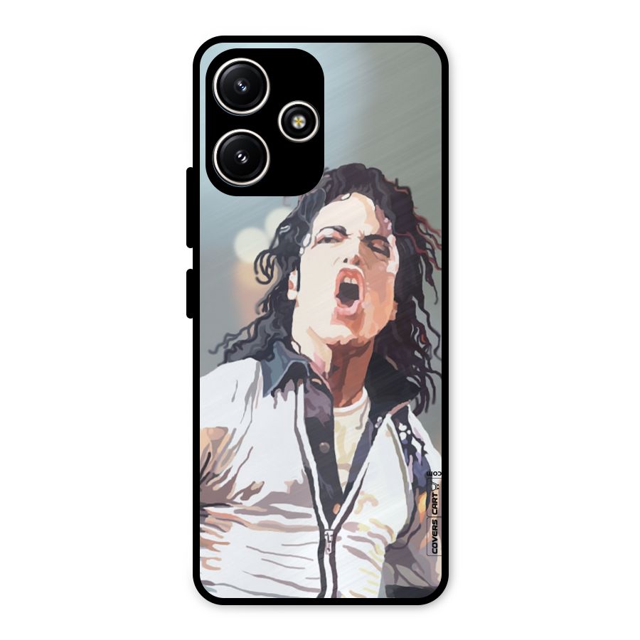 The Legend Michael Jackson Metal Back Case for Redmi 12 5G