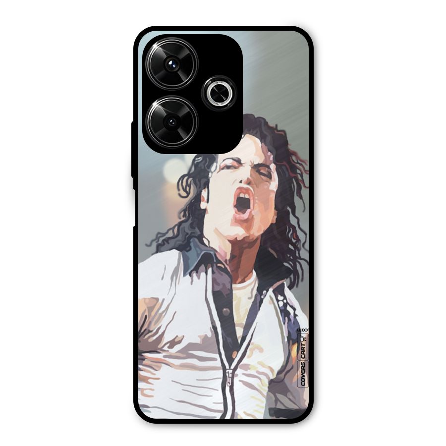 The Legend Michael Jackson Metal Back Case for Redmi 13 5G