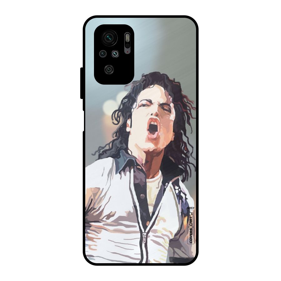 The Legend Michael Jackson Metal Back Case for Redmi Note 10S