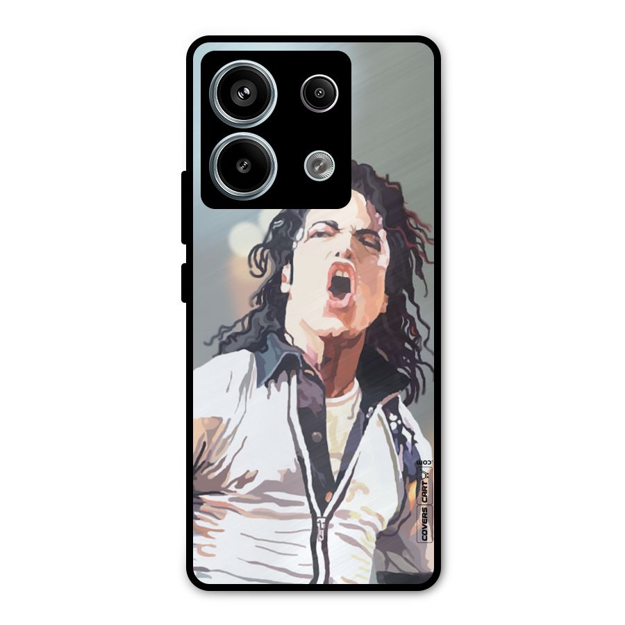 The Legend Michael Jackson Metal Back Case for Redmi Note 13 Pro 5G