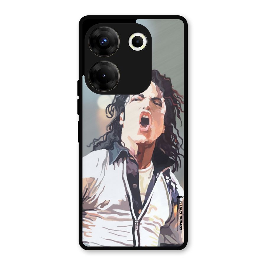 The Legend Michael Jackson Metal Back Case for Tecno Camon 20