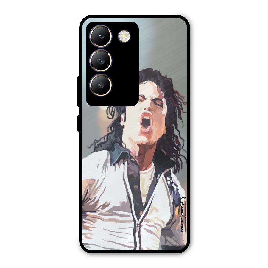The Legend Michael Jackson Metal Back Case for Vivo T3 5G