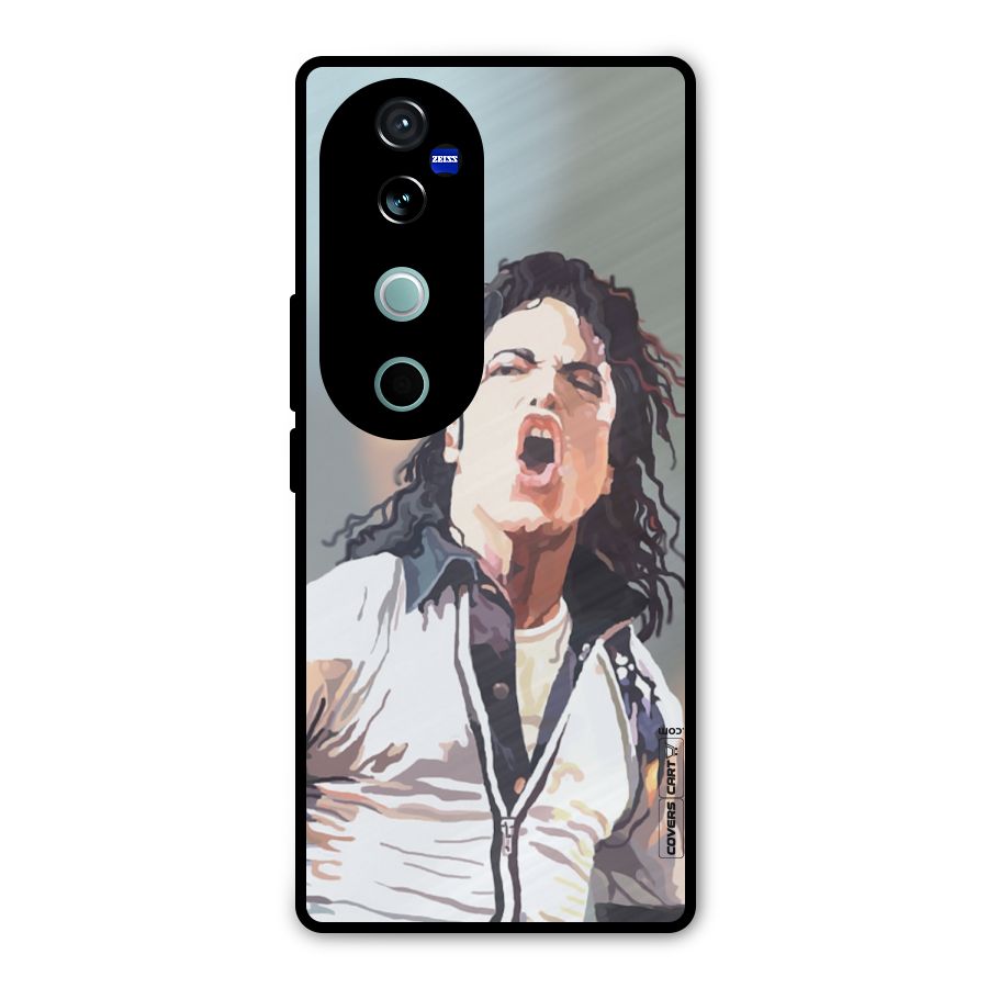 The Legend Michael Jackson Metal Back Case for Vivo V40