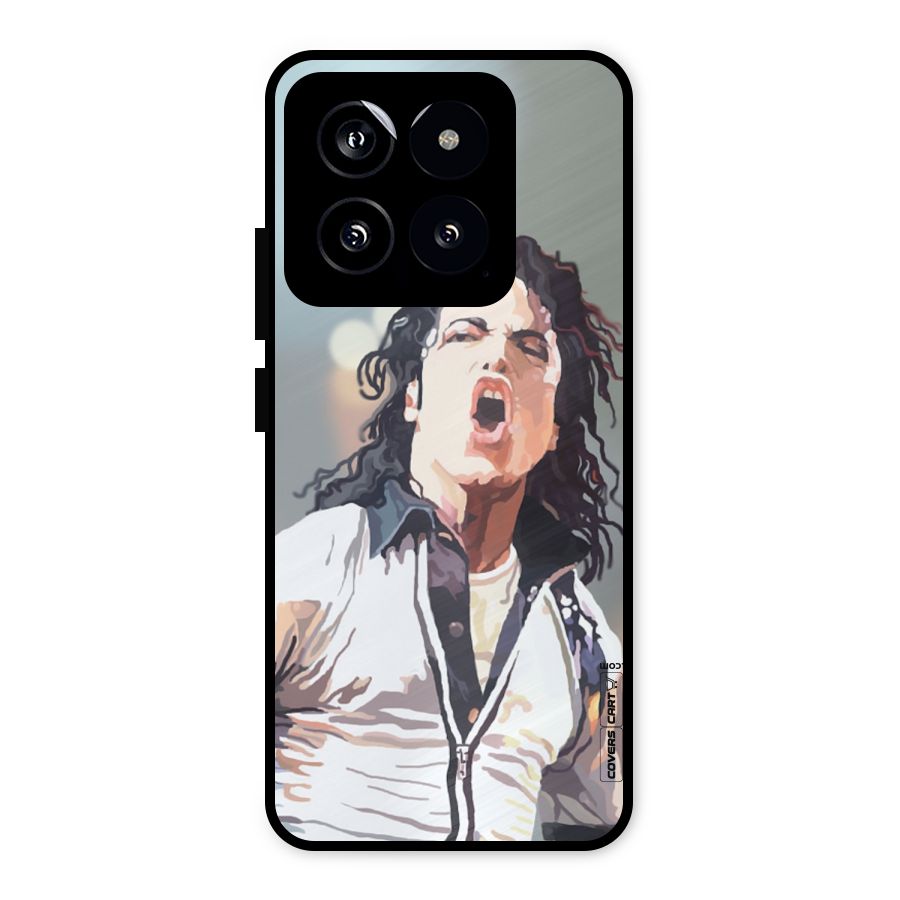 The Legend Michael Jackson Metal Back Case for Xiaomi 14