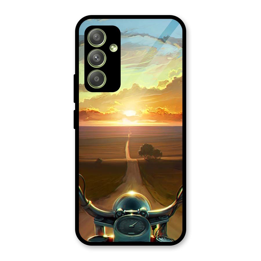 The Long Ride Glass Back Case for Galaxy A54