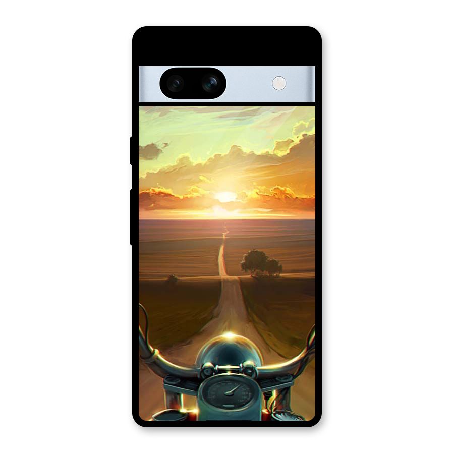The Long Ride Glass Back Case for Google Pixel 7a