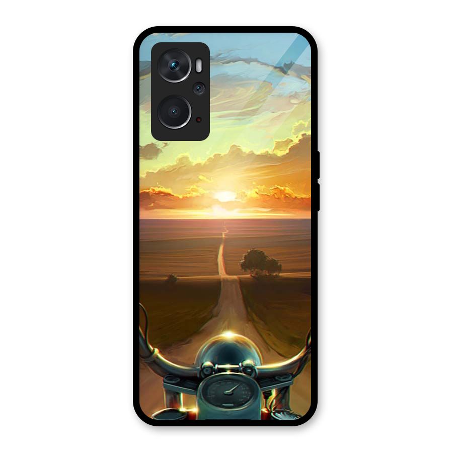 The Long Ride Glass Back Case for Oppo K10 4G