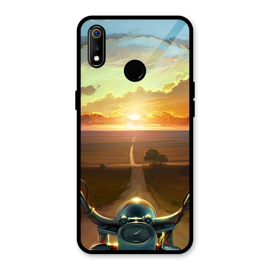 The Long Ride Glass Back Case for Realme 3i